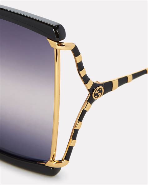 gucci butterfly sunglasses black|gucci oversized butterfly sunglasses.